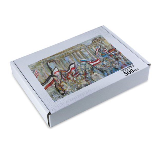 "DEM DEUTSCHEN VOLKE" 500 Teile PUZZLE in BOX 